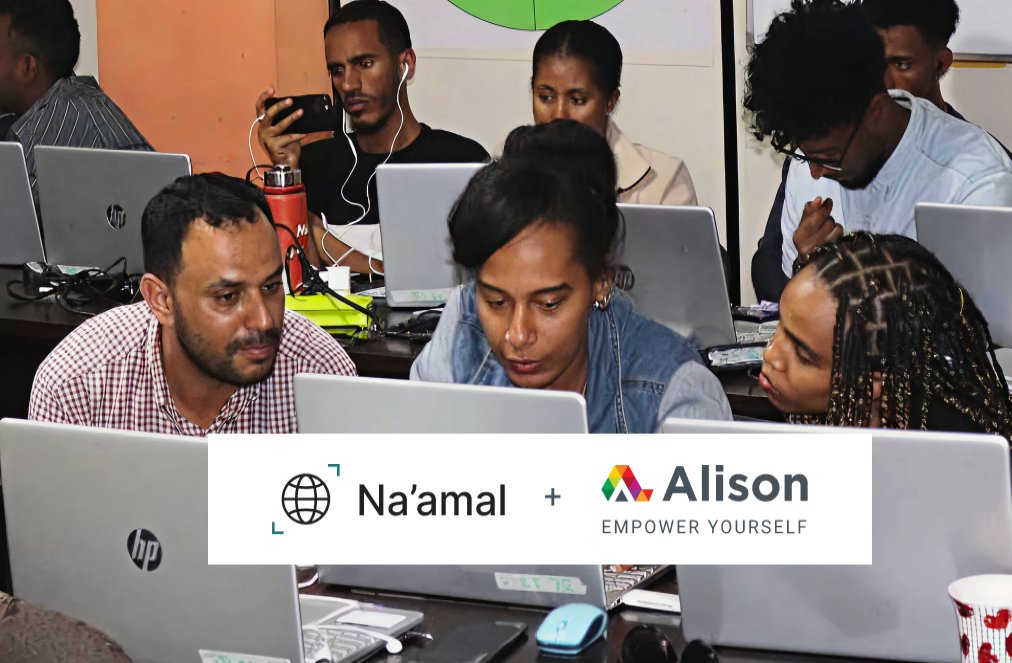 Alison and Na'amal Expand Digital Pathways to Work for Refugees